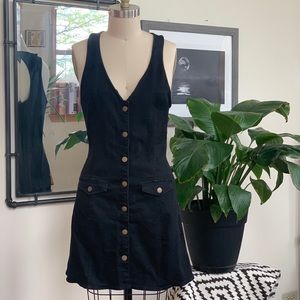 Urban Outfitters black denim dress